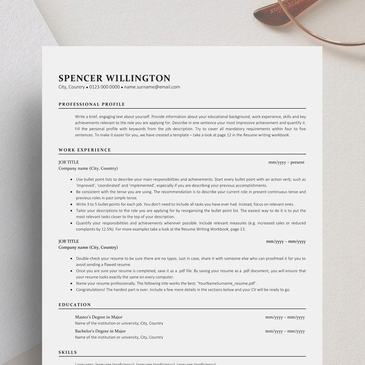 Graduate CV